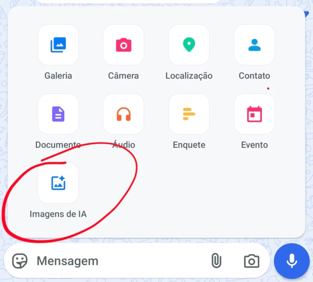 Gerar-imagem-por-IA-1024x925 Como Usar a Nova Função de Gerar Imagens com IA no WhatsApp + Aprenda a Animar!