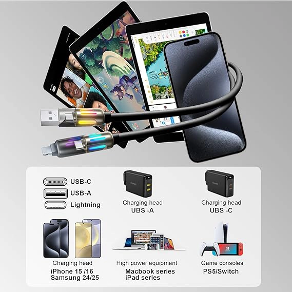 cabo-4-em-1-usb Cabo USB Multi 4 em 1
