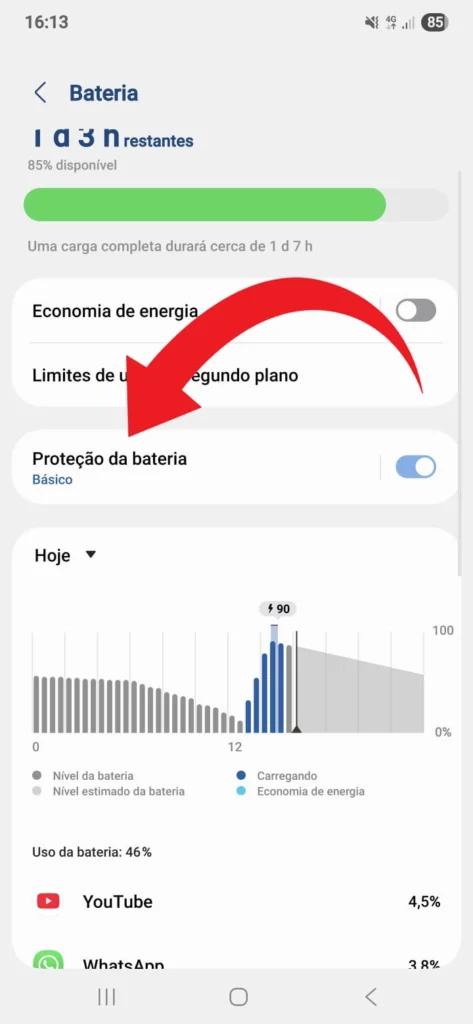 protecao-bateria-smartphone-473x1024 Como Ativar a Proteção de Bateria em Celulares Samsung com One UI 7