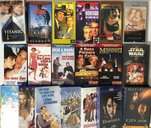 filmes-em-vgs VHS e Vídeo Locadoras: A Nostalgia de Alugar Filmes e Assistir em Casa com a Família