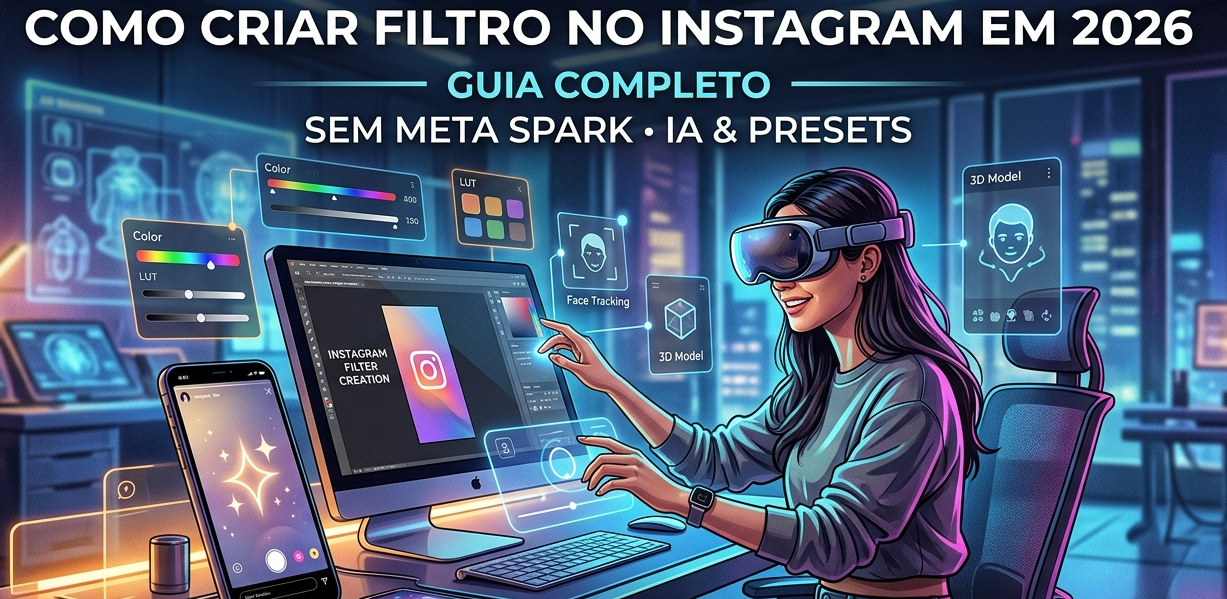 Como criar filtro para instagram
