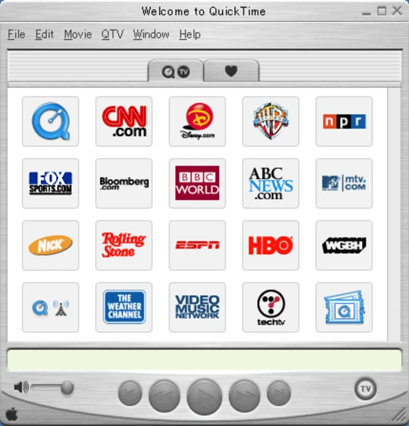 QuickTime-player Do Winamp ao RealPlayer: A Era Dourada dos Players de Mídia dos Anos 2000