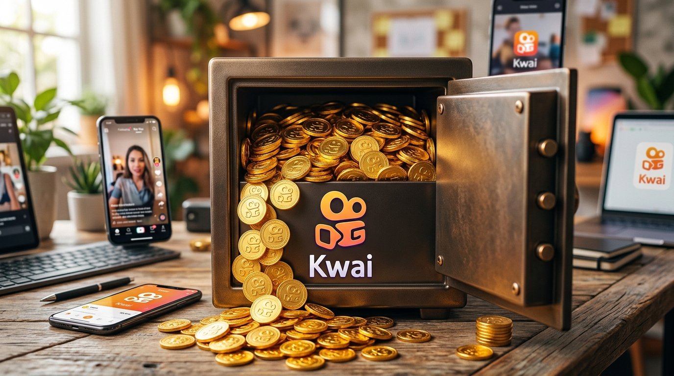 Como ganhar moedas no kwai